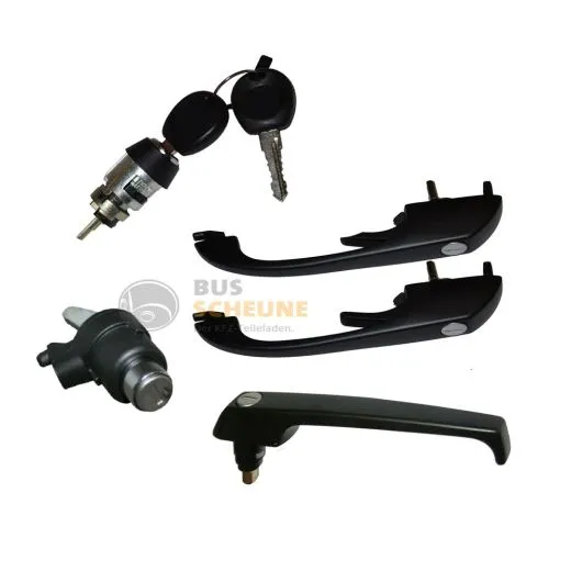 VW Bus T3 Türgriffe, Zündschloss, Schiebetür, Heckklappe bis '84