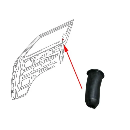 VW Bus T3 Türknopfführung