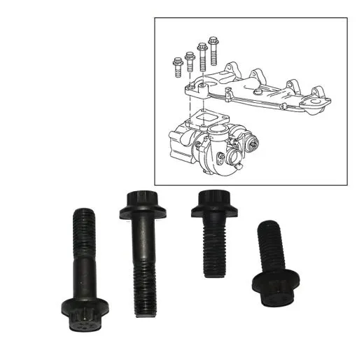 VW Bus T3 Turboladerschrauben 1,6 TD JX - 4 Stück