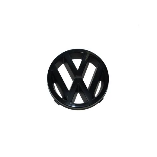 VW Bus T3 VW-Zeichen schwarz Kühlergrill Ø 125 mm