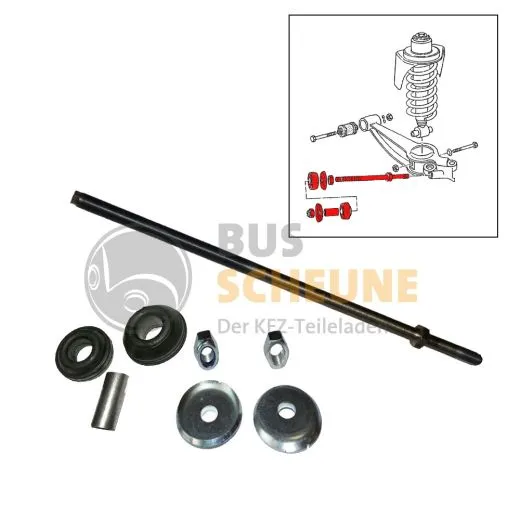 VW Bus T3 Zugstrebenset für Ouerlenker vorn nicht Syncro