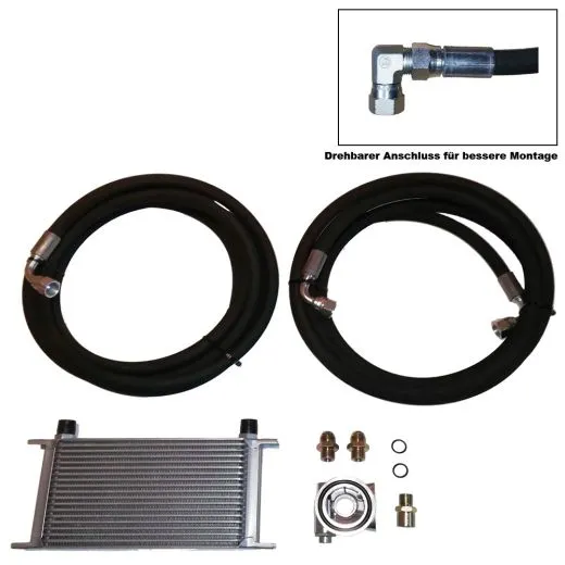 VW Bus T3 Zusatz-Ölkühleranlage mit Thermostat - 19 Reihen