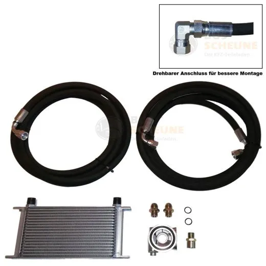 VW Bus T3 Zusatz-Ölkühleranlage mit Thermostat - 19 Reihen