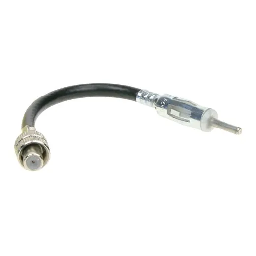 VW Bus T4 Antennenadapter - M10x75 Schraubanschluß (Buchse) - DIN (150 Ohm, Stecker)