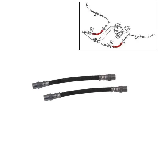 VW Bus T4 Bremsschlauch Hinterachse 160 mm - 2 Stück