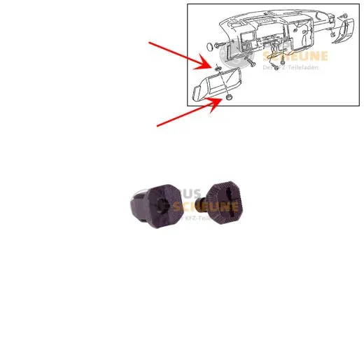 VW Bus T4 Clip für Ablagefach