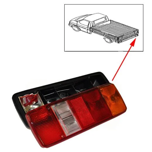 VW Bus T4 Doka & Pritsche Rückleuchte rechts komplett
