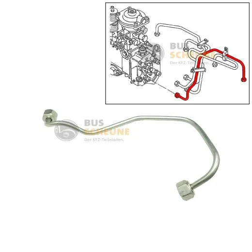 VW Bus T4 Einspritzleitung 4. Zylinder 1,9 Diesel