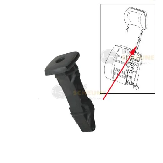 VW Bus T4 Führung für Kopfstütze in der Rückenlehne