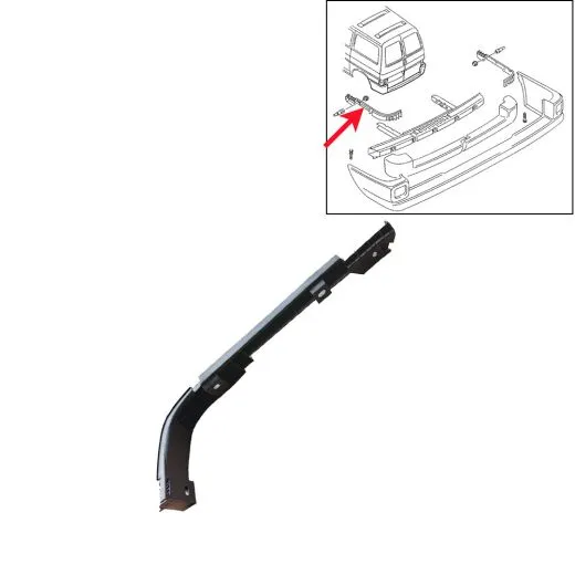 VW Bus T4 Führungsprofil / Halter für Stoßstange hinten links