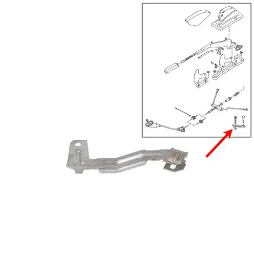 VW Bus T4 Halter für Bremszug links