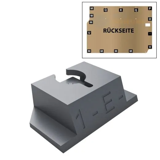 VW Bus T4 Halterung für Schiebetürverkleidung - Halterung E