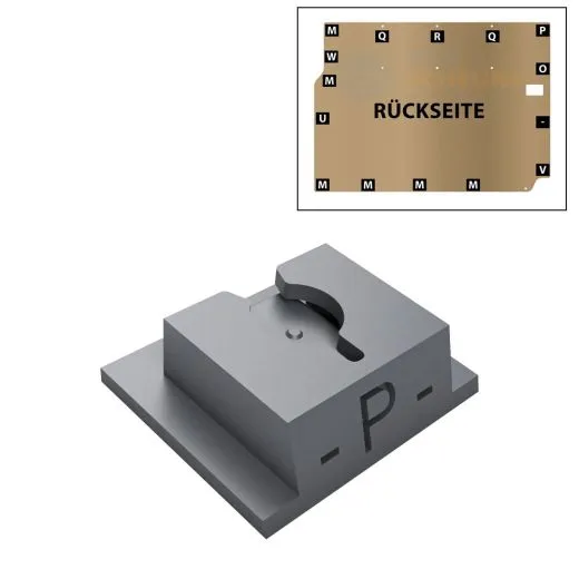 VW Bus T4 Halterung für Schiebetürverkleidung - Halterung P