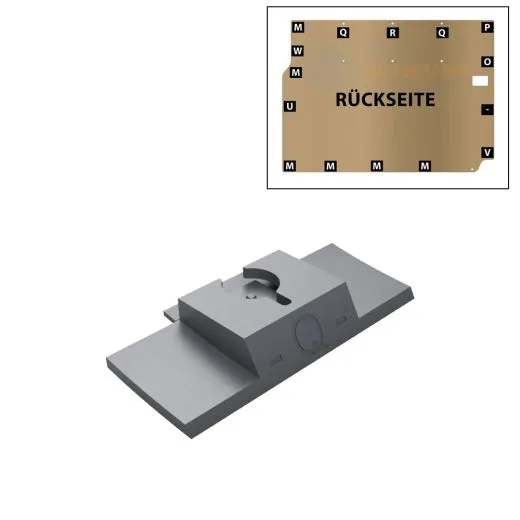 VW Bus T4 Halterung für Schiebetürverkleidung - Halterung Q