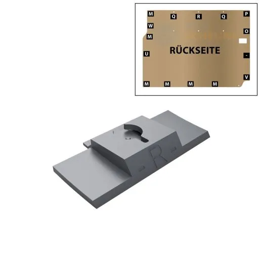 VW Bus T4 Halterung für Schiebetürverkleidung - Halterung R