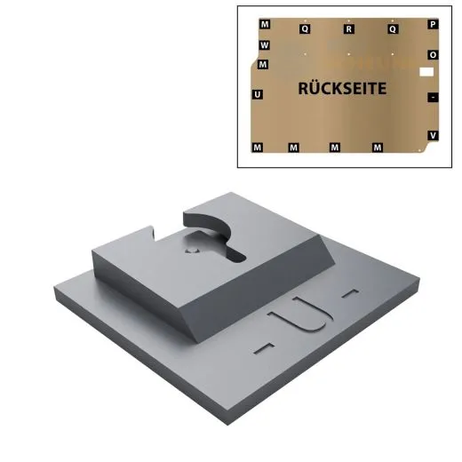 VW Bus T4 Halterung für Schiebetürverkleidung - Halterung U