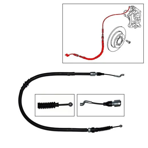 VW Bus T4 Handbremsseilzug für Scheibenbremse li. oder re.