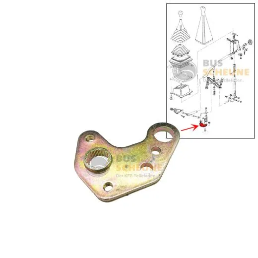 VW Bus T4 Hebel am Gabelkopf für Schaltbetätigung