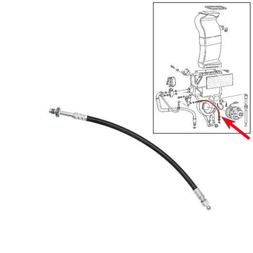 VW Bus T4 Kältemittelschlauch hinten Klimaanlage