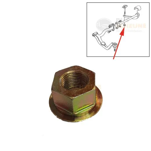 VW Bus T4 Kugelmutter für Verstellschraube Drehfederstab