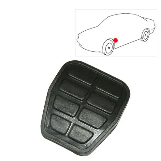 VW Bus T4 Pedalbezug Pedalgummi für Brems- & Kupplungspedal