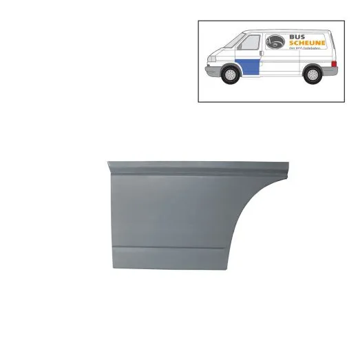 VW Bus T4 Reparaturblech Beifahrertür außen unten hohe Ausf.