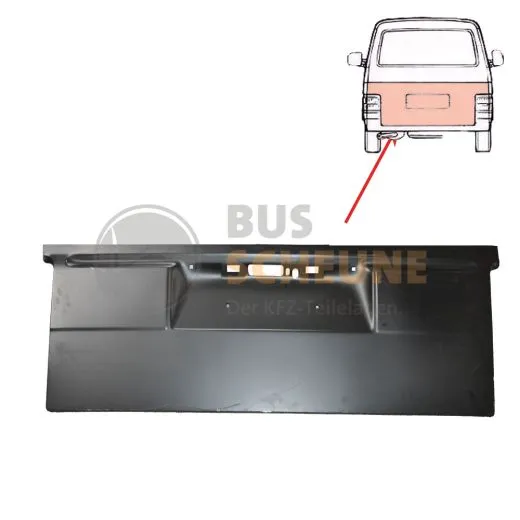 VW Bus T4 Reparaturblech Heckklappe unten außen