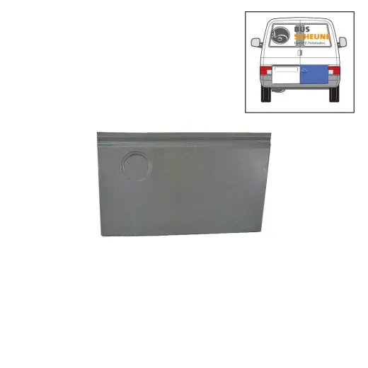 VW Bus T4 Reparaturblech Hecktür unten rechts - hohe Ausführung