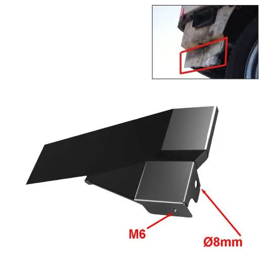 VW Bus T4 Reparaturblech Stoßstangenhalter hinten rechts