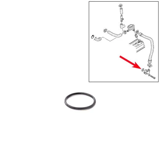 VW Bus T4 Runddichtring für Flansch am Motorblock 1,9 D TD