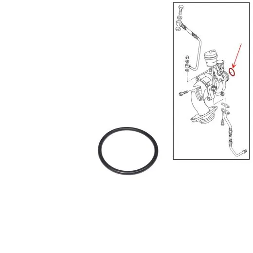 VW Bus T4 Runddichtring für Saugrohr am Turbolader 2.5 TDI