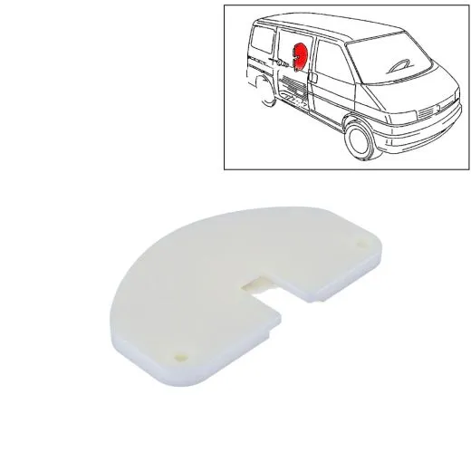 VW Bus T4 Schiebetüranschlag B-Säule weiß bis 11/95