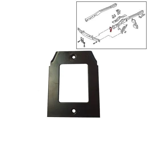 VW Bus T4 Schliessblech für Längsträger links