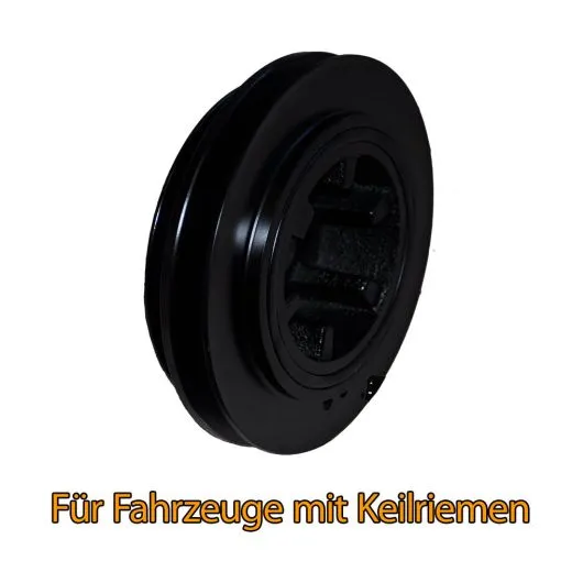 VW Bus T4 Schwingungsdämpfer Kurbelwelle 2,4 D 2,5 i mit Keilriemen