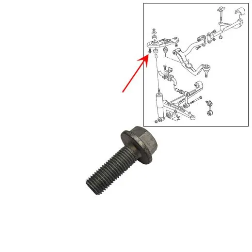 VW Bus T4 Sechskantschraube Aufnahme für Stoßdämpfer