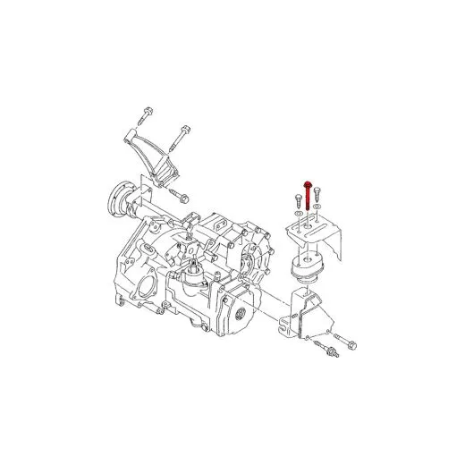 VW Bus T4 Sechskantschraube hochfest für Getriebestütze und Motorlager