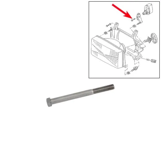 VW Bus T4 Sechskantschraube mit Schaft für Stellhebel LWR