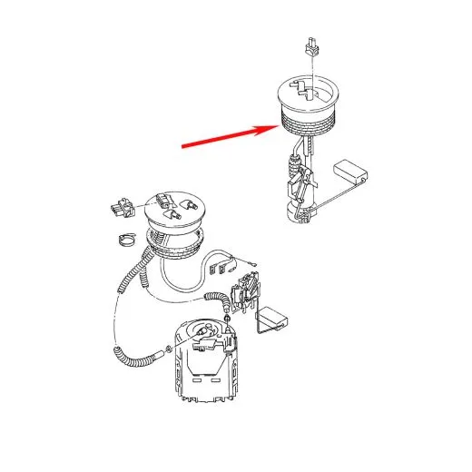 VW Bus T4 T5 Dichtung für Tankgeber / Kraftstoffbehälterverschluss
