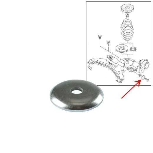 VW Bus T4 Teller für Dämpfungsring Stoßdämpfer Hinterachse
