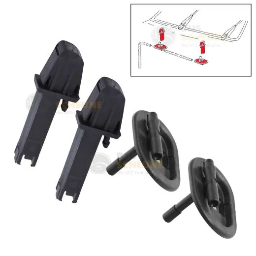 VW Bus T4 Tülle & Spritzdüse vorne lange Front