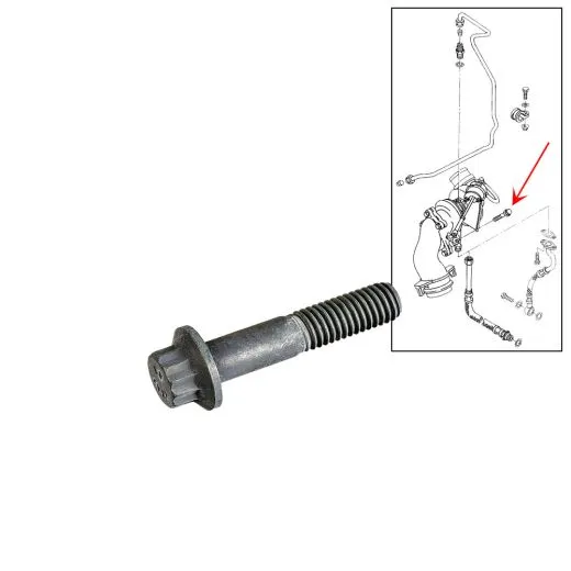 VW Bus T4 Turboladerschraube 10x46 für 1,9 TD ABL - 4 Stück