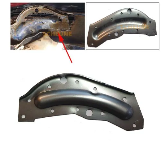 VW Bus T4 Verstärkungsblech Stoßdämpferaufnahme hinten rechts