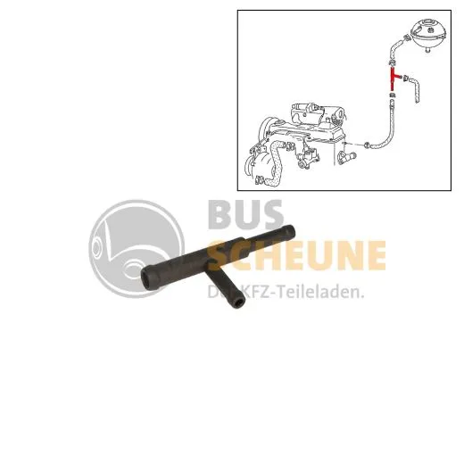 VW Bus T4 Verteilerstück am Kühlwasserbehälter