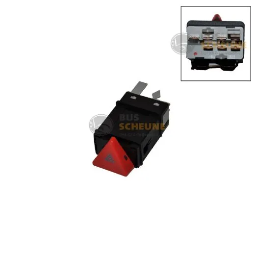 VW Bus T4 Warnlichtschalter ohne Anhängerkupplung