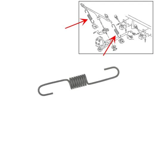 VW Bus T4 Zugfeder "weiß" für Bremsdruckminderer