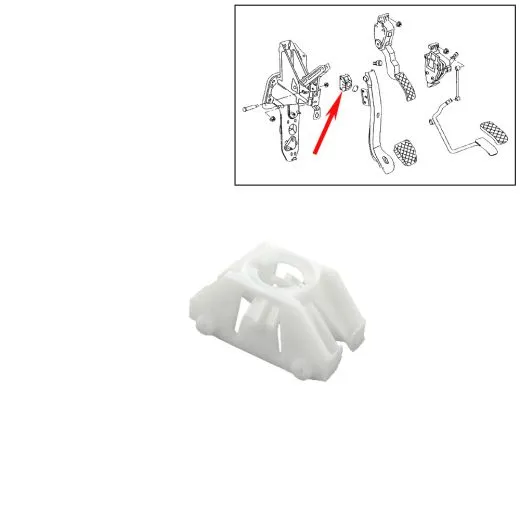 VW Bus T5 Aufnahme / Buchse für Bremsfußhebel