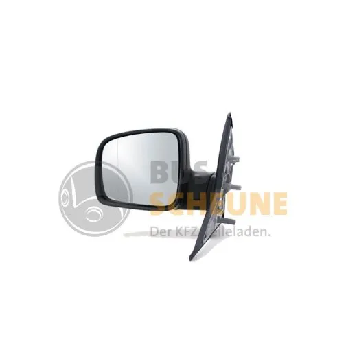 VW Bus T5 Außenspiegel schwarz komplett links manuell
