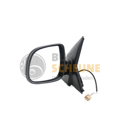 VW Bus T5 Facelift Außenspiegel schwarz links elektr.