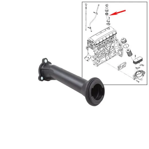 VW Bus T5 Öleinfüllrohr 2,5 TDI AXD AXE BLJ