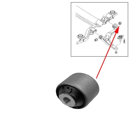 VW Bus T5 T6 Querlenkerlager hinten von Lemförder